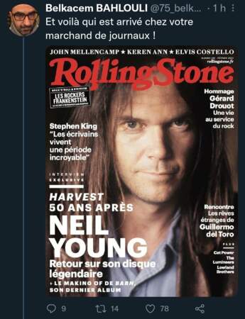 La couverture de Rolling Stone en 2022. 