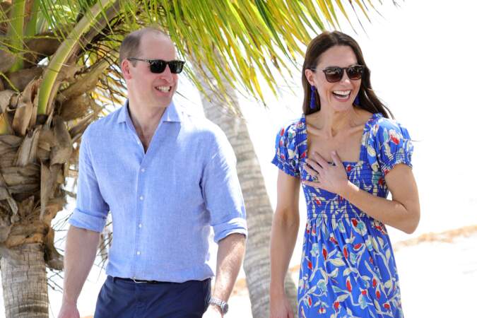 Le prince William et Kate Middleton manifestent leur joie au Belize