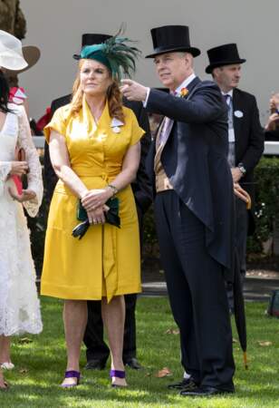 Le prince Andrew, duc d'York et son ancienne épouse Sarah Ferguson en 2019.
