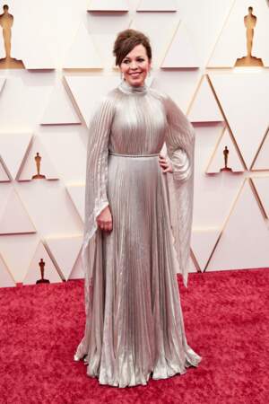 Olivia Colman au photocall de la 94ème édition de la cérémonie des Oscars à Los Angeles, le 27 mars 2022.