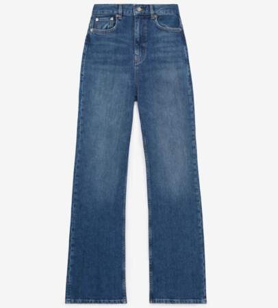 Jean bleu taille haute bootcut, The Kooples, 175€