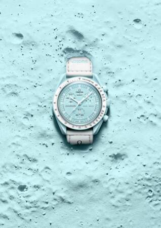 BIOCERAMIC MoonSwatch Collection Mission to Uranus bracelet VELCRO©, Swatch X Omega, 250€