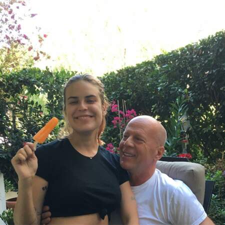 Bruce Willis et sa fille Tallulah Belle, le 1er septembre 2016