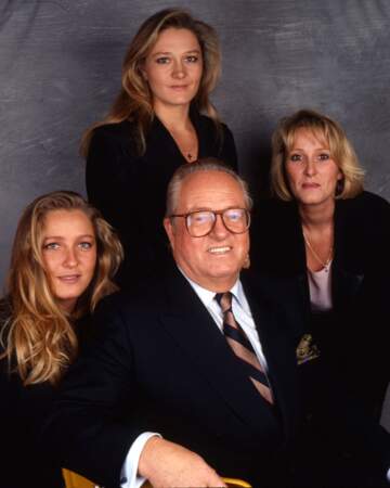 Jean Marie Le Pen et ses filles Marie-Caroline, Yann et Marine 