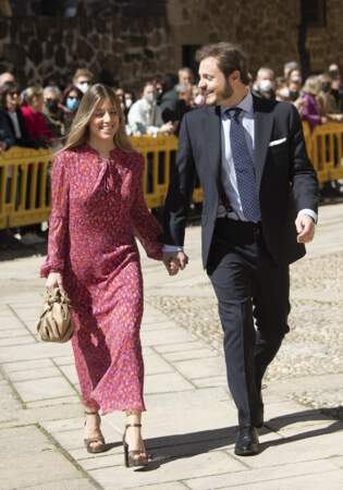 Marta Rosillo Chavarri au mariage d'Isabelle Junot et Alvaro Falco, dans la commune de Palencia, en Espagne, le 2 avril 2022.