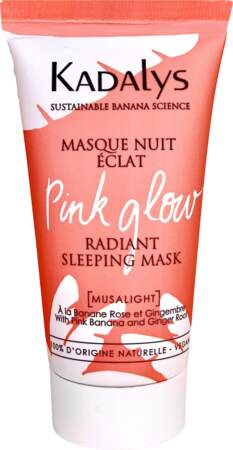 Masque de nuit éclat Pink Glow, Kadalys, 24 € sur kadalys.com