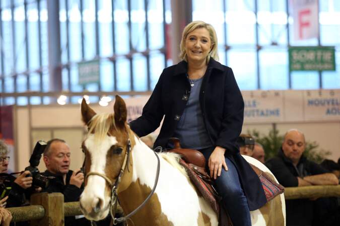 Marine Le Pen, une cavalière 