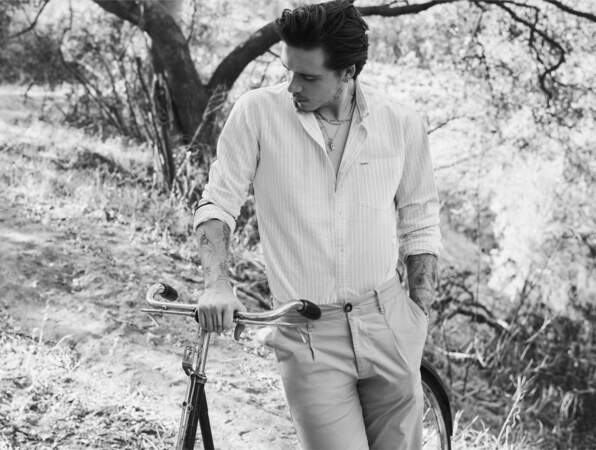 Brooklyn Beckham chic et glamour pour Pepe Jeans London