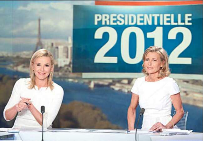 Laurence Ferrari et Claire Chazal ont présenté les soirées de l'élection présidentielle de 2012.