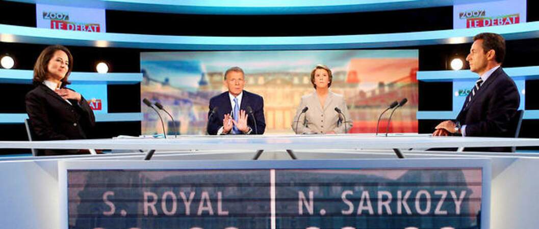 Arlette Chabot et Patrick Poivre d'Arvor ont animé le débat de l'entre-deux-tour entre Ségolène Royal et Nicolas Sarkozy lors de la présidentielle de 2007.