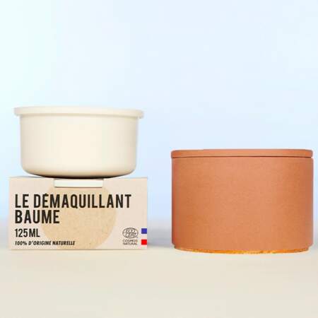Démaquillant Baume Visage avec son Pot Béton Rechargeable Terracotta, La Crème Libre , 39,90€ les 125ml chez Nocibé et sur nocibe.fr