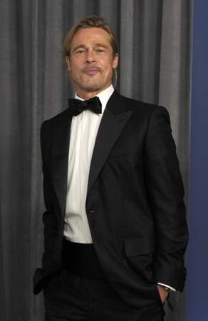 Brad Pitt lors de la 93e cérémonie des Oscars, à Los Angeles, le 25 avril 2021. 