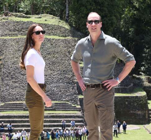 Kate et William en Ray Ban au Belize, le 21 mars 2022.