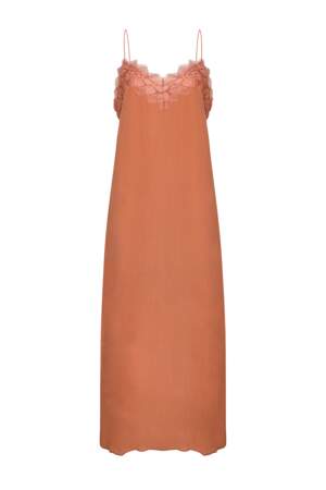 Loretta Slip Dress empiècement dentelles, Magali Pascal, 335€