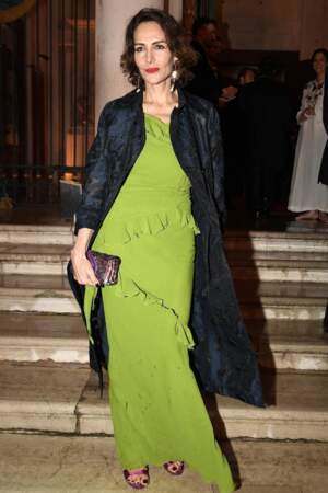 Adriana Abascal arrive au dîner de gala organisé par Dior pour célébrer l'ouverture de la 59e Biennale d'art à Venise, le samedi 23 avril.