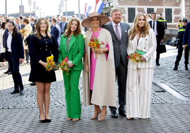 La famille royale néerlandaise plus unien et tendance que jamais à Maastricht, ce mercredi 27 avril.
