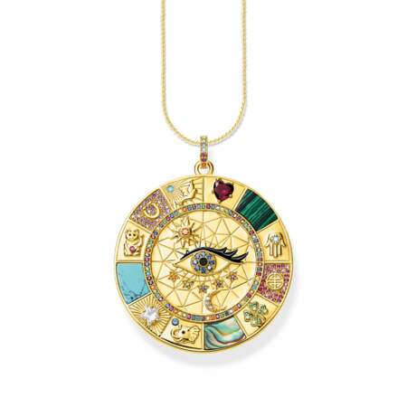 Pendentif Amulette, symboles porte-bonheur magiques, Thomas Sabo, 698 €