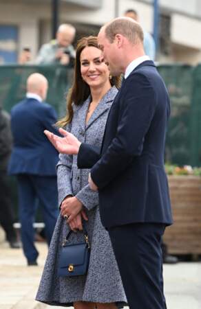William et Kate Middleton accordent leur tenue en s'habillant d'un même dégradé de bleu