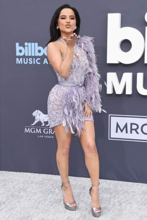 Becky G en robe couture Zuhair Murad Printemps/Été 2022 lors de la soirée des "Billboard Music Awards 2022", le 15 mai. 