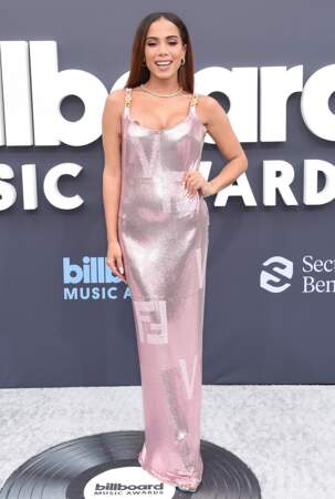 Anitta brille de mille feux à la soirée des "Billboard Music Awards 2022" avec une robe signée Fendace. Le 15 mai 2022.