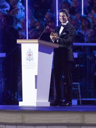 L'acteur de 59 ans a rendu hommage à la monarque dans son discours