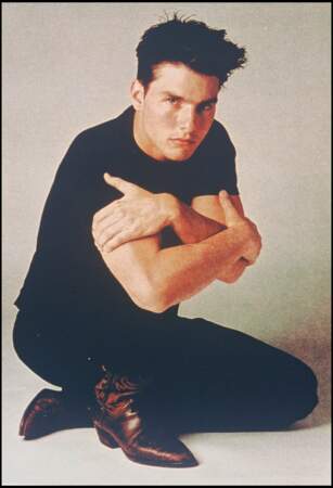 Tom Cruise pose en 1990