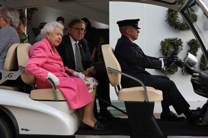La reine d'Angleterre au Royal Hospital à Londres, le 23 mai 2022.