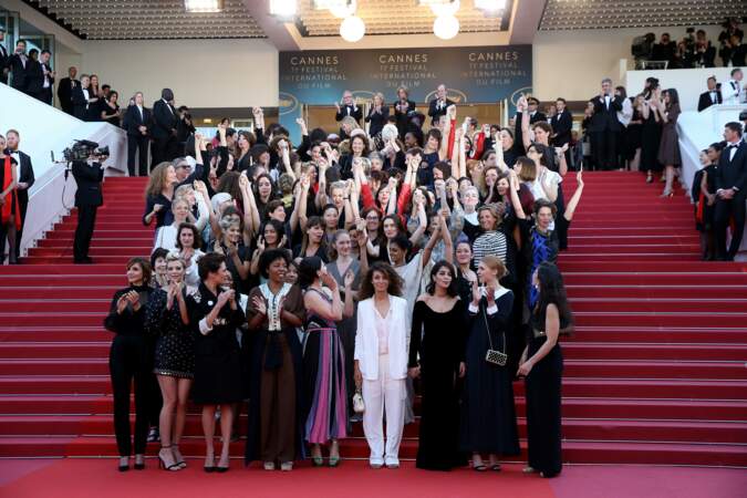 Cate Blanchett avait réuni 82 femmes sur les marches du Festival pour une photo choc