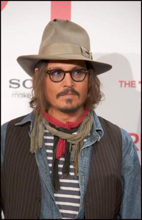 Johnny Depp, en 2010, pour la première du film The Tourist, à Madrid (Espagne)