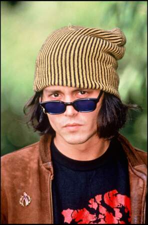 Johnny Depp, en 1994, à Londres (Angleterre)