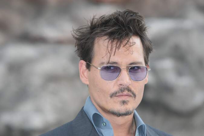 Johnny Depp, en 2013, pour la présentation de Lone Ranger, à Londres (Angleterre)