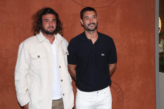 Lucas Frérot et son frère Jérémy Frérot sont assortis à Roland Garros, le 23 mai 2022. 