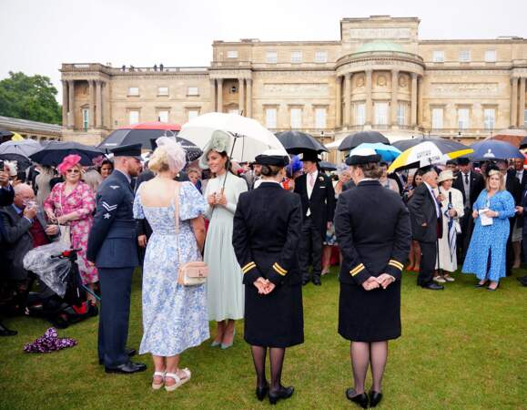 Kate Middleton a fait sensation lors d'une Royal Garden Party au palais de Buckingham à Londres, le 25 mai 2022