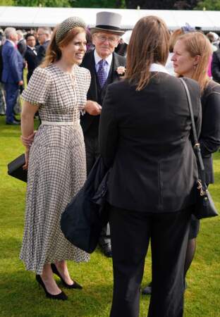La princesse Beatrice d'York lors d'une Royal Garden Party à Buckingham Palace, à Londres, le 25 mai 2022