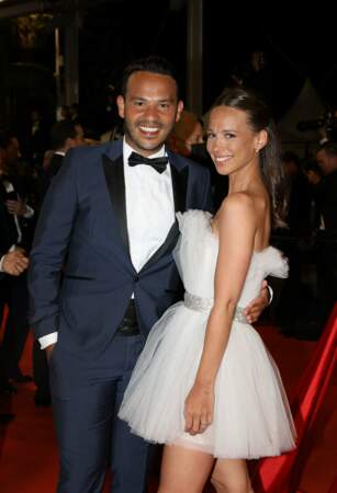 Mohamed Bouhafsi et sa compagne Angeline à la montée des marches du film « Novembre » au Festival de Cannes 
