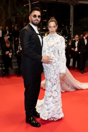 Thomas Vergara et sa femme Nabilla Benattia au Festival de Cannes 2022.