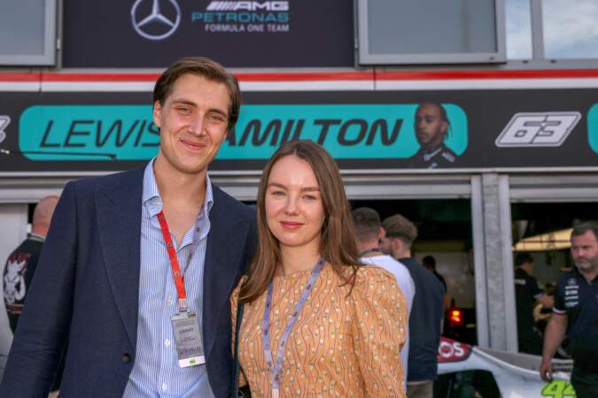 Alexandra de Hanovre et son fiancé Sylvester Strautmann amoureux à Monaco, ce 28 mai 