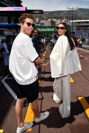 Shaun White et Nina Dobrev photographiés lors du Grand Prix de Monaco 2022 de F1