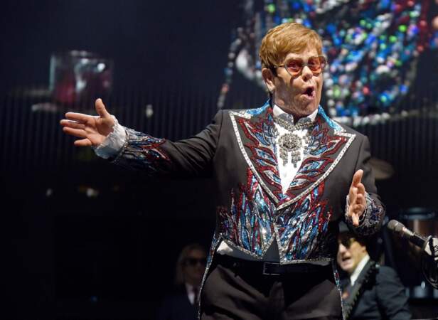 Le chanteur Sir Elton John