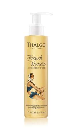 Huile de douche nettoyante onctueuse, collection French Riviera, Thalgo, 15€ les 150 ml