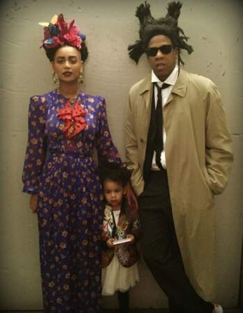 Beyoncé, Jay-Z et leur fille, Blue Ivy déguisés pour Halloween en 2014 