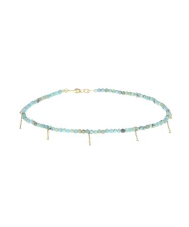 Bracelet de cheville Summertime Turquoise, Mad Lords, 450 €