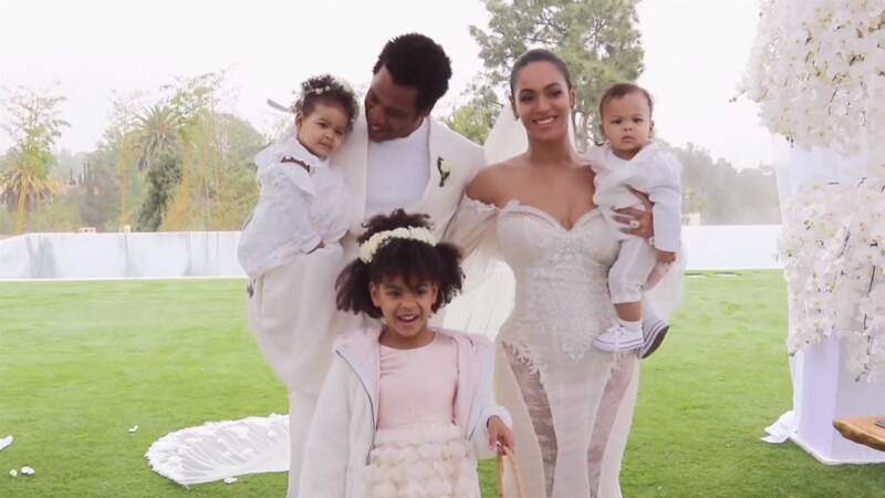 Beyoncé, Jaz-Z et leurs enfants au complet 