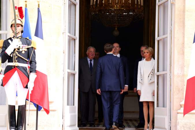 Brigitte Macron au Palais de l'Elysée à Paris le 7 Mai 2022,