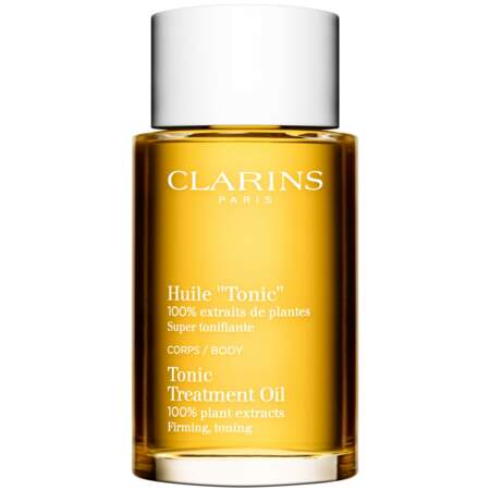 Huile Tonic, Clarins Aroma, 56€, clarins.fr