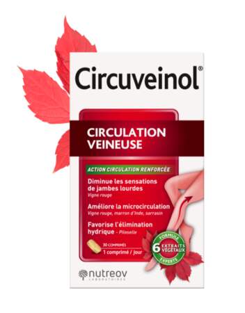 Circuveinol® Circulation Veineuse, Nutreov Laboratoires, 12,90€ les 30 comprimés sur nutreov.com