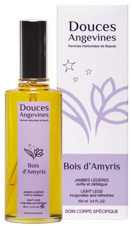 Soins jambes légères Bois d'Amyris, Douce Angevines, 41€ les 100 ml sur doucesangevines.com