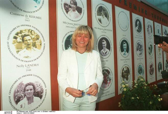Christine Bravo à Roland Garros en 1997