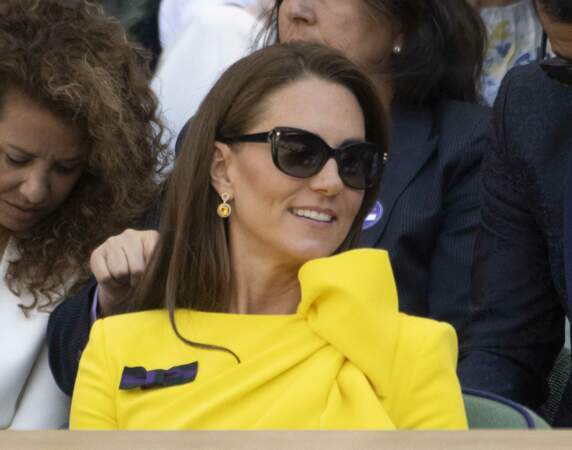 Kate Middleton, rayonnante dans les tribunes de Wimbledon