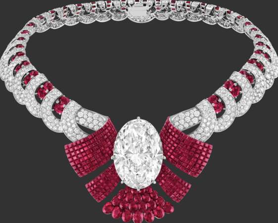 Collier à serti mystérieux, collection Legend of diamonds de Van Cleef & Arpels 